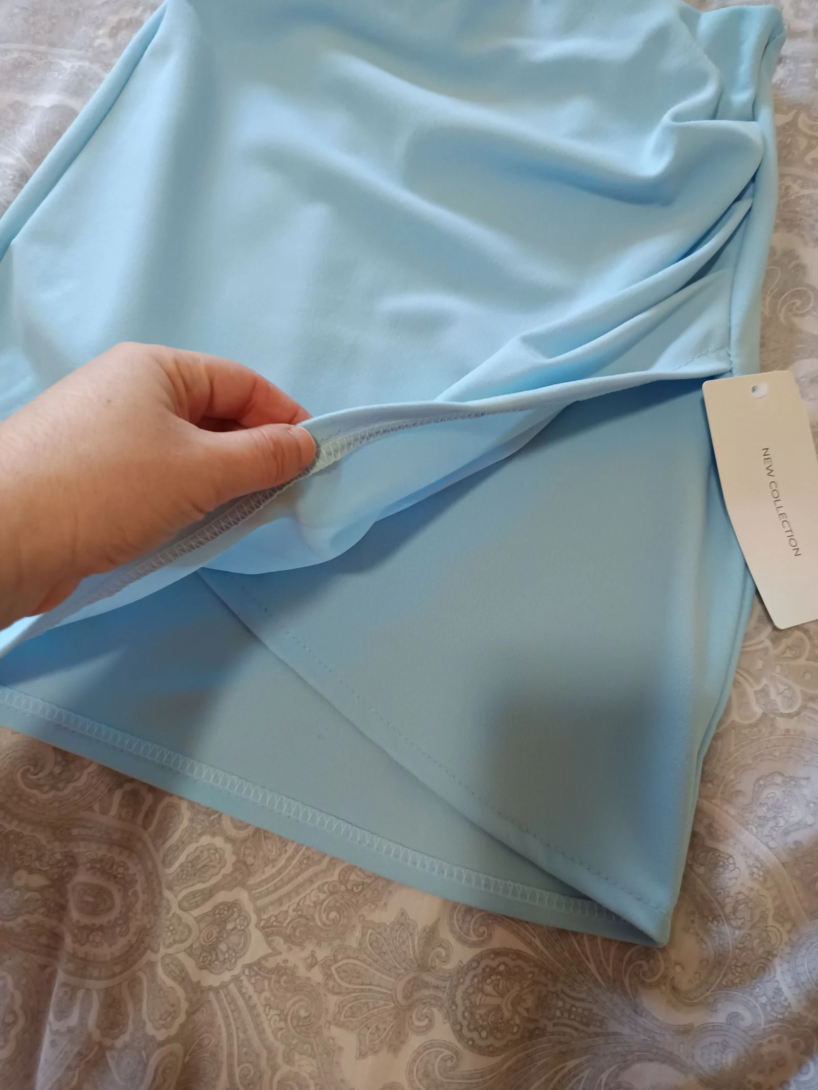 💙 Saia mini cruzada Baby blue | Nova com etiqueta | Y2K / Vintage Aesthetic 💙 – photo 2
